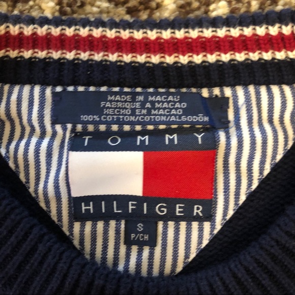 Vintage Tommy Hilfiger Men’s Sweater Small - Picture 2 of 4